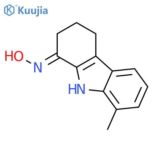 2,3,4,9-tetrahydro-8-methyl-1H-Carbazol-1-one oxime structure