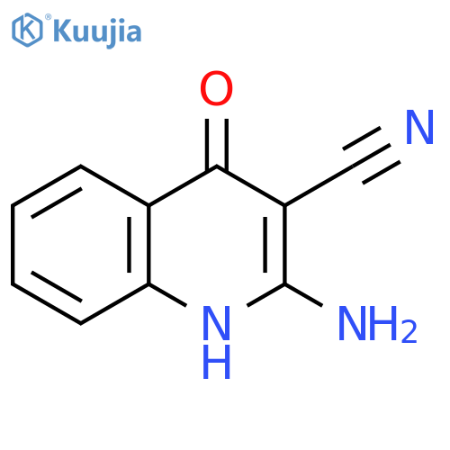 2-amino-4-oxo-1,4-dihydroquinoline-3-carbonitrile structure