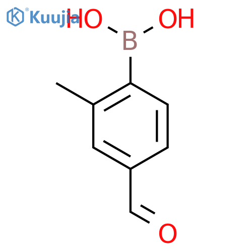 4-Formyl-2-methylphenylboronic Acid structure