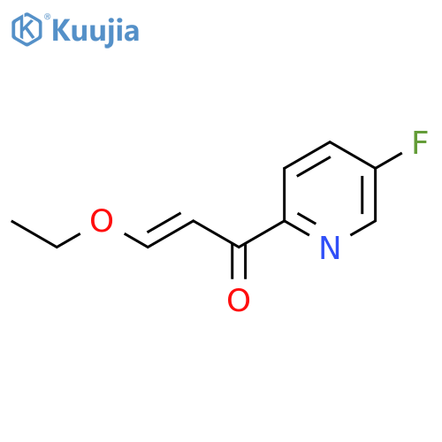 3-ethoxy-1-(5-fluoropyridin-2-yl)prop-2-en-1-one structure