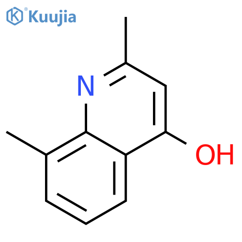 2,8-Dimethylquinolin-4-ol structure