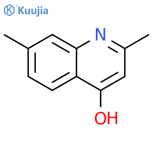 2,7-Dimethylquinolin-4-ol structure