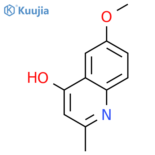 6-Methoxy-2-methylquinolin-4-ol structure