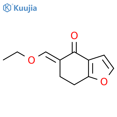 5-(Ethoxymethylidene)-4,5,6,7-tetrahydro-1-benzofuran-4-one structure