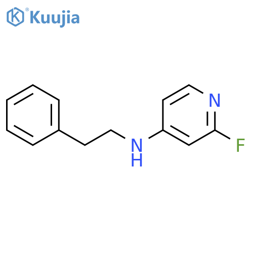 2-Fluoro-N-(2-phenylethyl)pyridin-4-amine structure