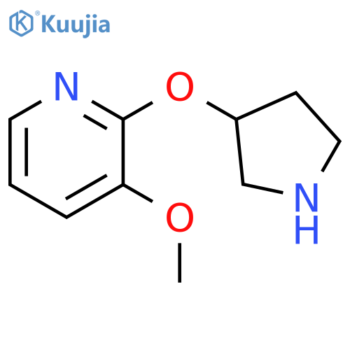 3-methoxy-2-(pyrrolidin-3-yloxy)pyridine structure