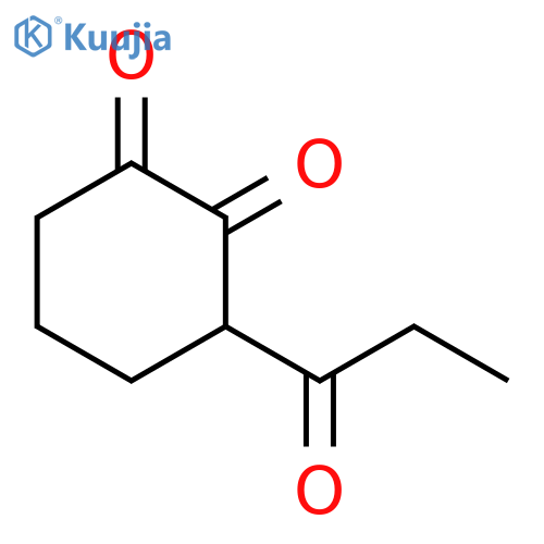 3-Propanoylcyclohexane-1,2-dione structure