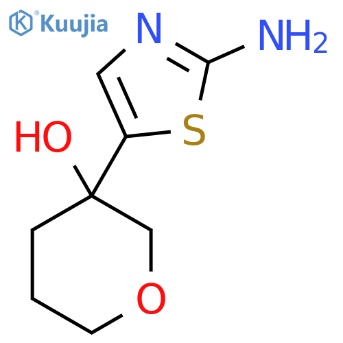 3-(2-Amino-1,3-thiazol-5-yl)oxan-3-ol structure