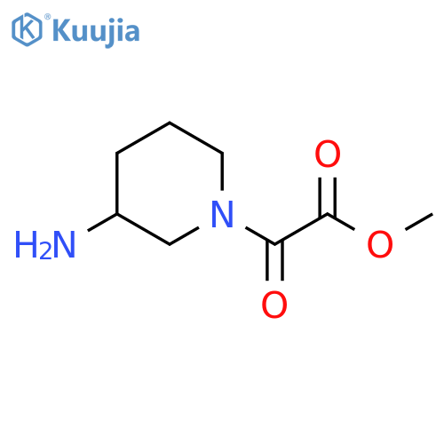 1-Piperidineacetic acid, 3-amino-α-oxo-, methyl ester structure