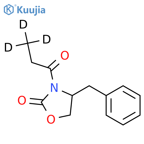 (S)-4-Benzyl-3-propionyl-2-oxazolidinone-d3 structure