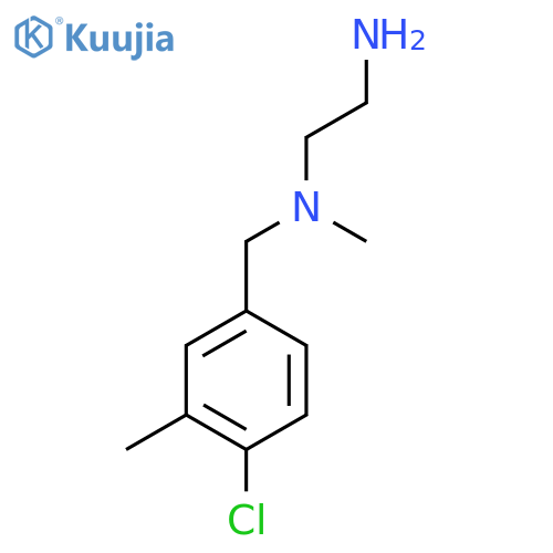 (2-aminoethyl)(4-chloro-3-methylphenyl)methylmethylamine structure