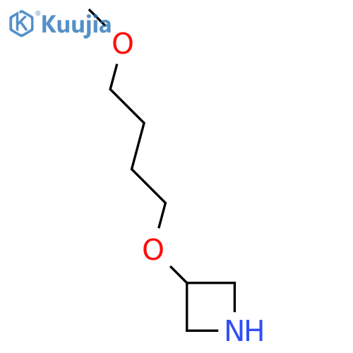 3-(4-Methoxybutoxy)azetidine structure