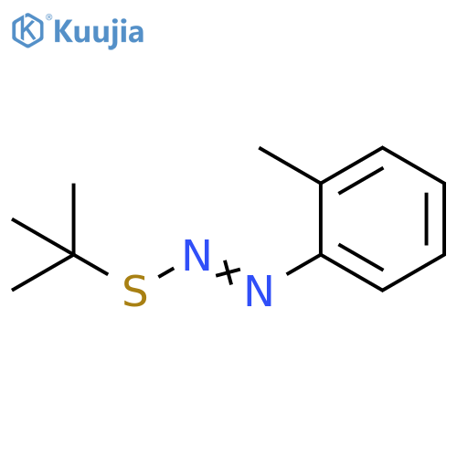 Diazene, [(1,1-dimethylethyl)thio](2-methylphenyl)- structure