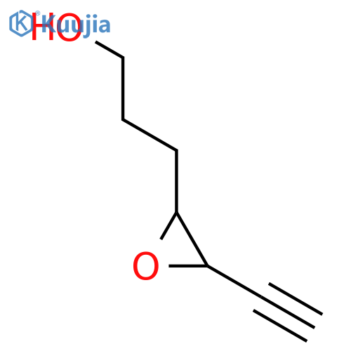 2-Oxiranepropanol,3-ethynyl-, (2R,3R)-rel- structure