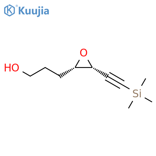 Oxiranepropanol, 3-[(trimethylsilyl)ethynyl]-, cis- structure