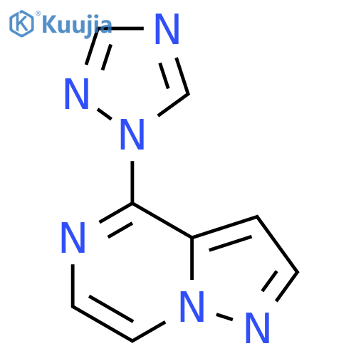 1-{pyrazolo1,5-apyrazin-4-yl}-1H-1,2,4-triazole structure