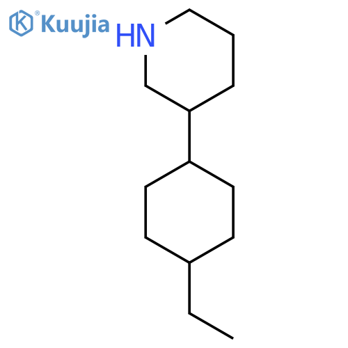 3-(4-Ethylcyclohexyl)piperidine structure