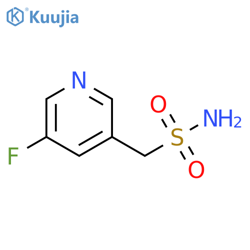 (5-fluoropyridin-3-yl)methanesulfonamide structure