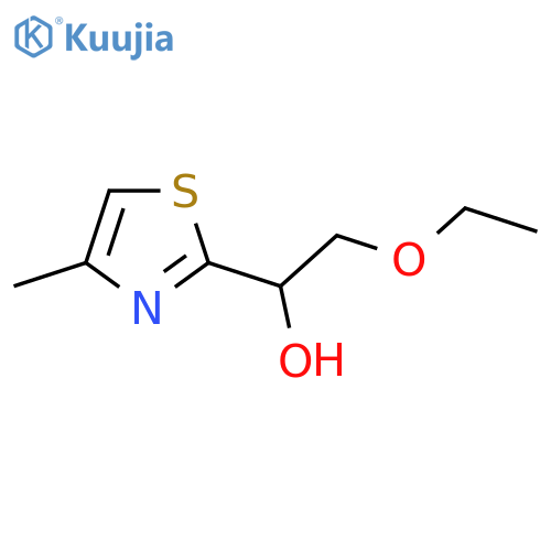2-ethoxy-1-(4-methyl-1,3-thiazol-2-yl)ethan-1-ol structure