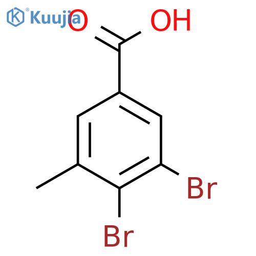 3,4-Dibromo-5-methylbenzoic acid structure