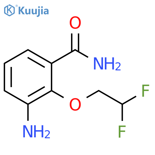 3-amino-2-(2,2-difluoroethoxy)benzamide structure