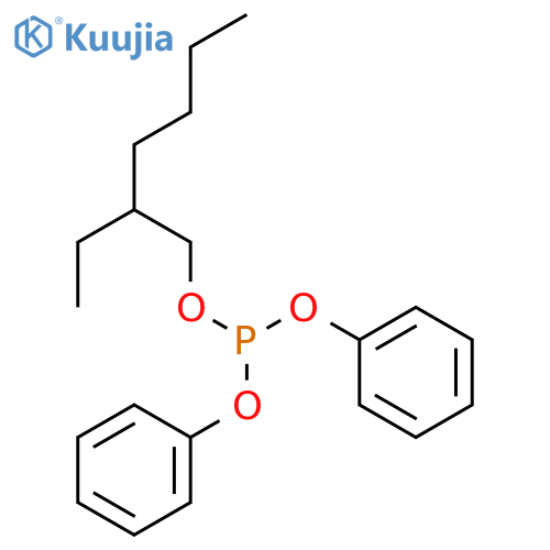 Phosphorous acid,2-ethylhexyl diphenyl ester structure
