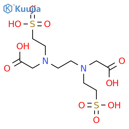 Glycine, N,N'-1,2-ethanediylbis[N-(2-sulfoethyl)- structure