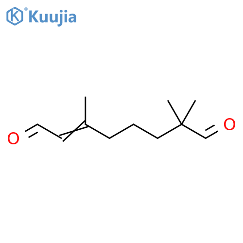 2-Octenedial, 3,7,7-trimethyl- structure
