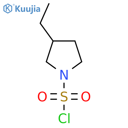 3-Ethylpyrrolidine-1-sulfonyl chloride structure