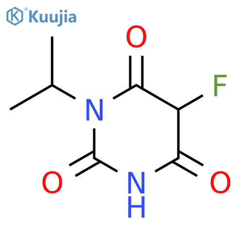 5-fluoro-1-(propan-2-yl)-1,3-diazinane-2,4,6-trione structure