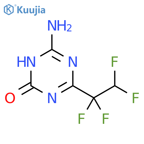 4-Amino-6-(1,1,2,2-tetrafluoroethyl)-1H-1,3,5-triazin-2-one structure