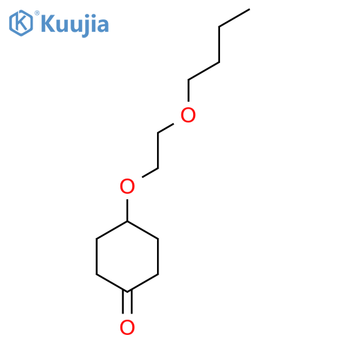 4-(2-Butoxyethoxy)cyclohexan-1-one structure