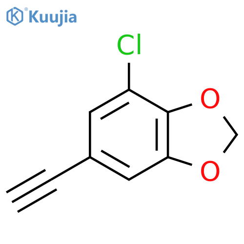 4-chloro-6-ethynyl-1,3-dioxaindane structure
