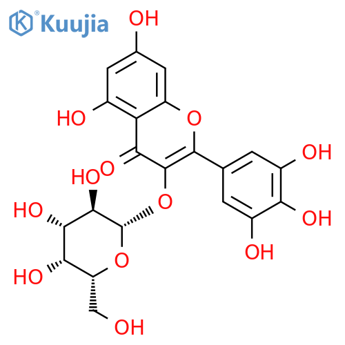 Myricetin-3-galactoside structure