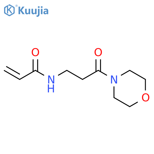 N-[3-(4-Morpholinyl)-3-oxopropyl]-2-propenamide structure