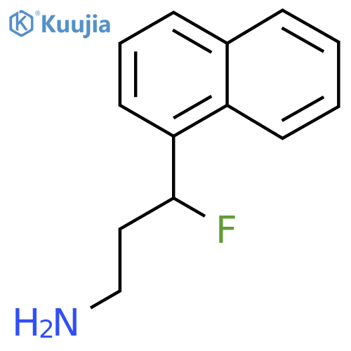 3-Fluoro-3-(naphthalen-1-yl)propan-1-amine structure