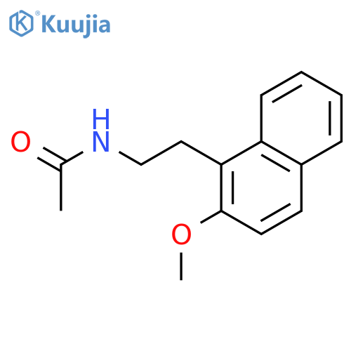 ACETAMIDE, N-[2-(2-METHOXY-1-NAPHTHALENYL)ETHYL]- structure