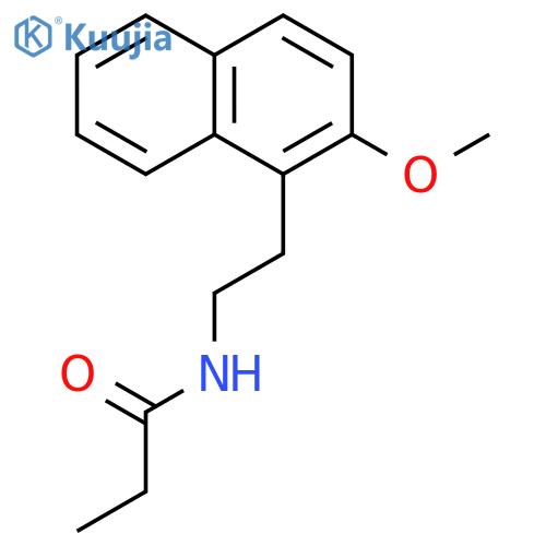 Propanamide, N-[2-(2-methoxy-1-naphthalenyl)ethyl]- structure