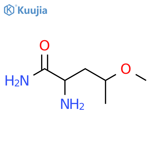 2-Amino-4-methoxypentanamide structure