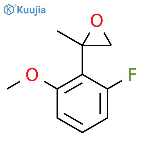 2-(2-Fluoro-6-methoxyphenyl)-2-methyloxirane structure