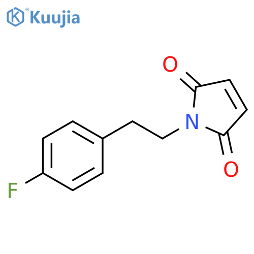 1-2-(4-fluorophenyl)ethyl-2,5-dihydro-1H-pyrrole-2,5-dione structure
