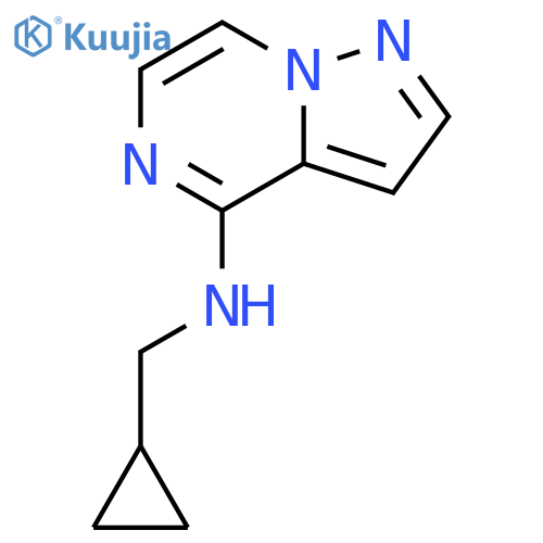N-(cyclopropylmethyl)pyrazolo[1,5-a]pyrazin-4-amine structure