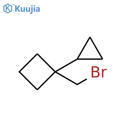 Cyclobutane, 1-(bromomethyl)-1-cyclopropyl- structure