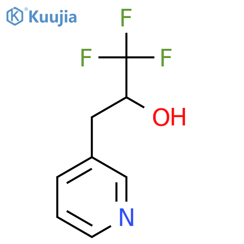 1,1,1-trifluoro-3-(pyridin-3-yl)propan-2-ol structure