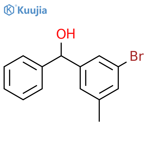 (3-bromo-5-methylphenyl)(phenyl)methanol structure