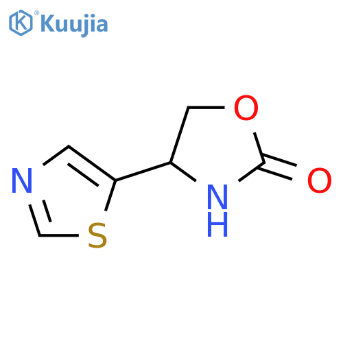 4-(1,3-thiazol-5-yl)-1,3-oxazolidin-2-one structure