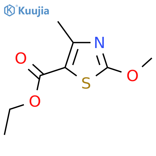 Ethyl 2-methoxy-4-methylthiazole-5-carboxylate structure