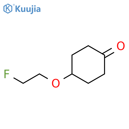 4-(2-Fluoroethoxy)cyclohexan-1-one structure
