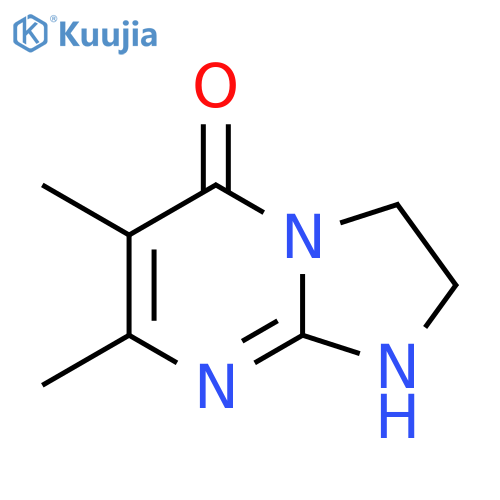 6,7-dimethyl-1H,2H,3H,5H-imidazolidino1,2-apyrimidin-5-one structure