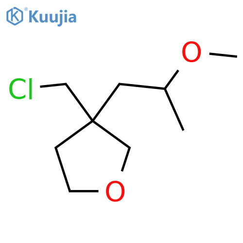3-(Chloromethyl)-3-(2-methoxypropyl)oxolane structure